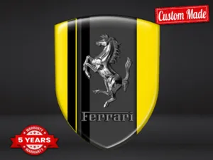 Ferrari Vinilos Ventana Auto Deporte Premium Personalizado